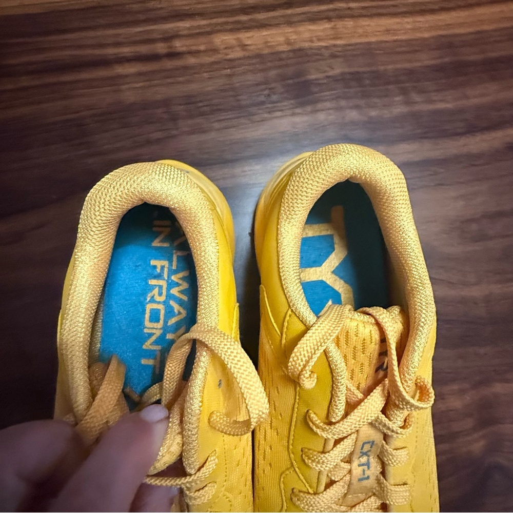 TYR Women's Yellow Mesh Athletic Sneakers - Picture 3 of 7